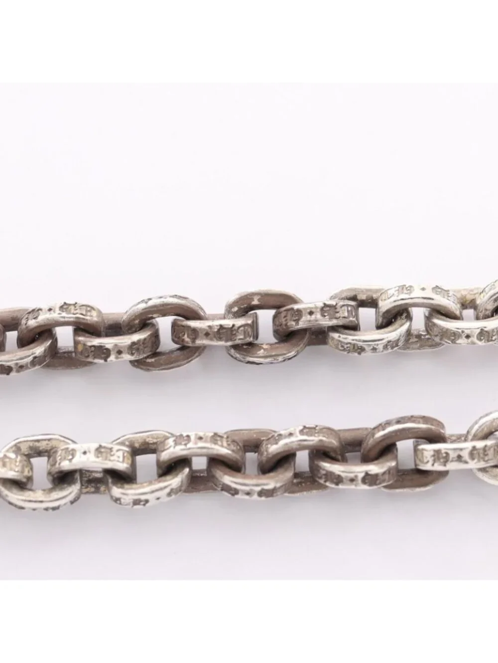 Chrome Hearts Necklace Paper Chain 18 925 Sterling Silver